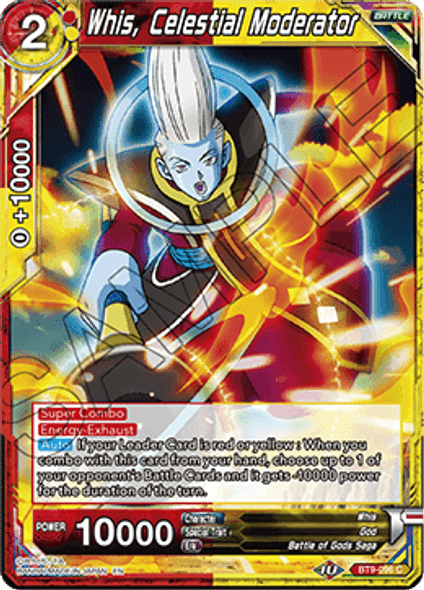 BT9-096: Whis, Celestial Moderator (Foil)