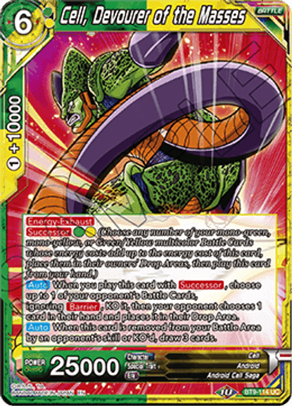 BT9-114: Cell, Devourer of the Masses (Foil)