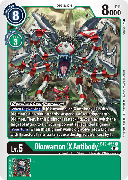 BT9-052: Okuwamon (X Antibody)