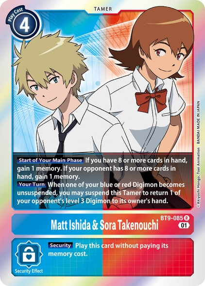 BT9-085: Matt Ishida & Sora Takenouchi