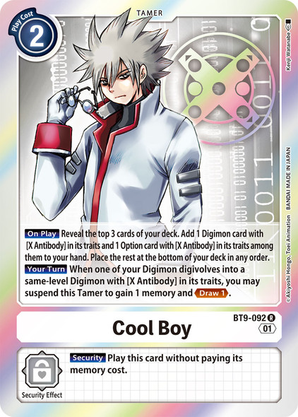 BT9-092: Cool Boy