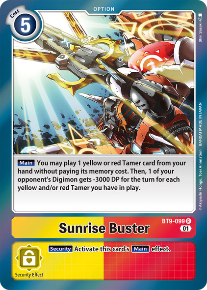 BT9-099: Sunrise Buster