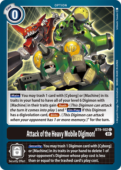 BT9-102: Attack of the Heavy Mobile Digimon!