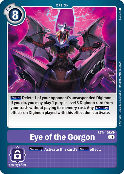 BT9-108: Eye of the Gorgon