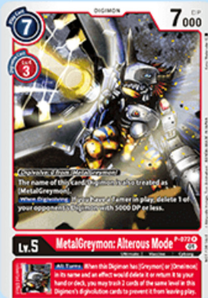 P-072: MetalGreymon: Alterous Mode