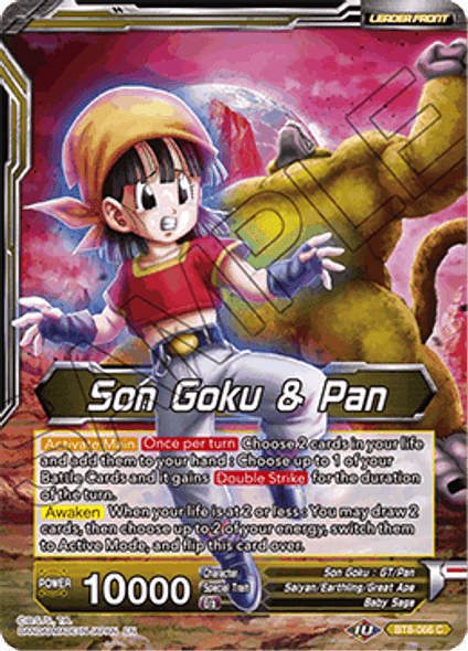 BT8-066: Son Goku & Pan // SS4 Son Goku, Senses Regained