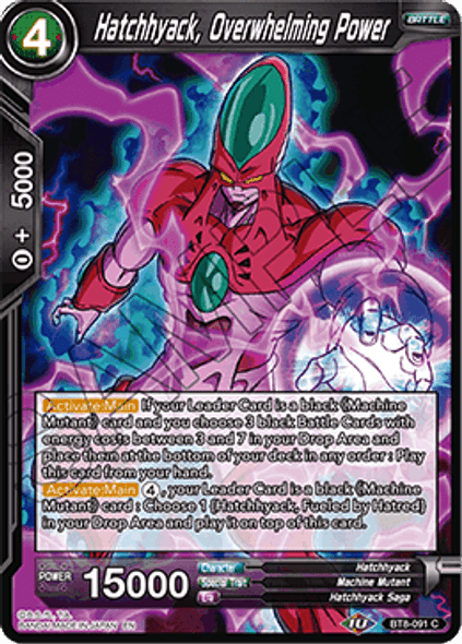 BT8-091: Hatchhyack, Overwhelming Power (Foil)