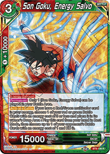 BT8-106: Son Goku, Energy Salvo (Foil)