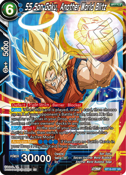 BT18-037: SS Son Goku, Another World Blitz