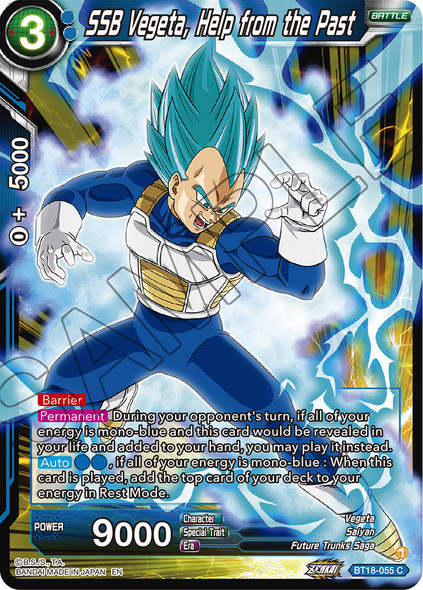 BT18-005: Rush Attack SSB Vegeta