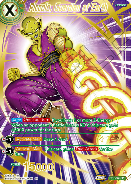 BT18-065: Piccolo, Guardian of Earth (SPR)