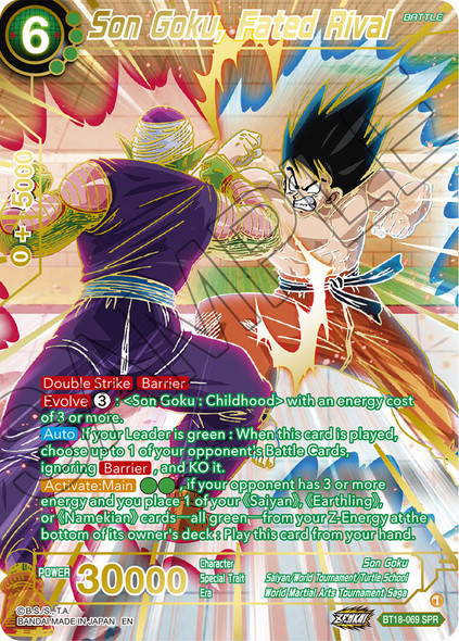 BT18-069: Son Goku, Fated Rival (SPR)