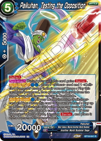 BT18-041: Paikuhan, Testing the Opposition (Foil)