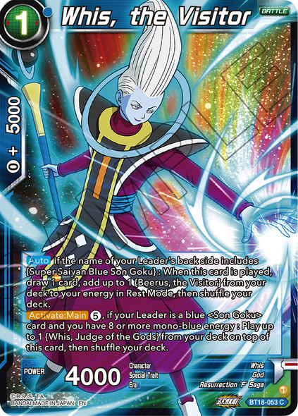 BT18-053: Whis, the Visitor (Foil)