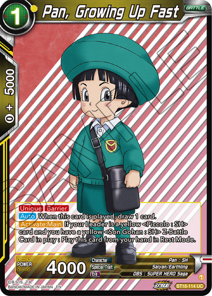 BT18-114: Pan, Growing Up Fast (Foil)