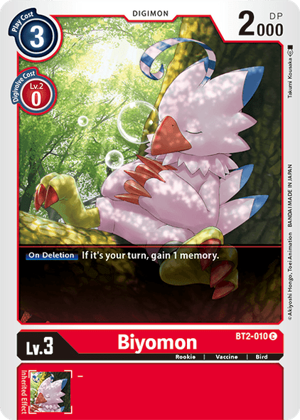 BT2-010: Biyomon