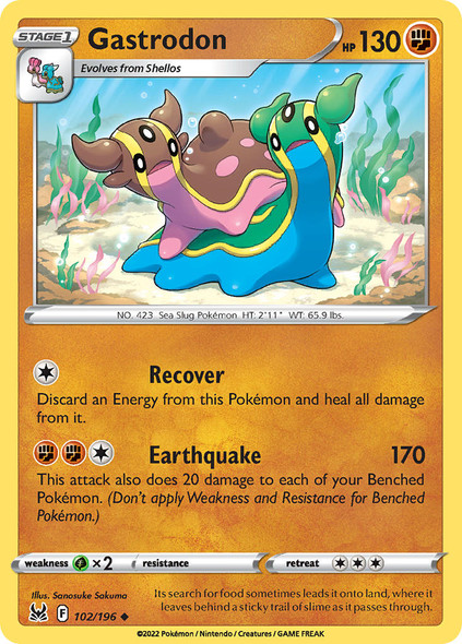 SWSH11-102/196: Gastrodon (Reverse Holo)