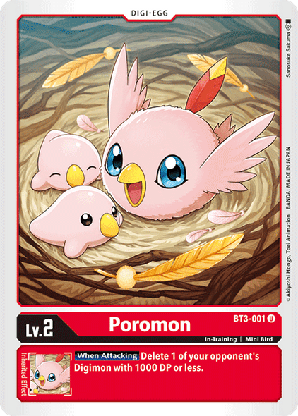 BT3-001: Poromon