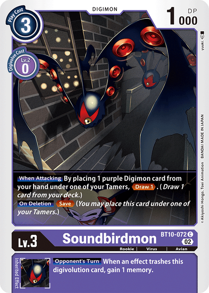 BT10-072: Soundbirdmon