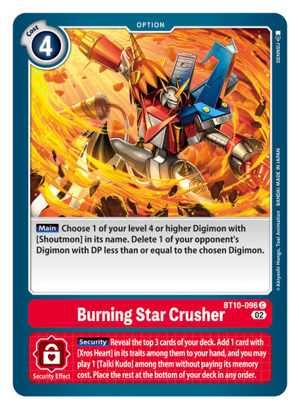 BT10-096: Burning Star Crusher