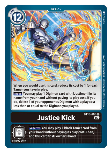 BT10-106: Justice Kick