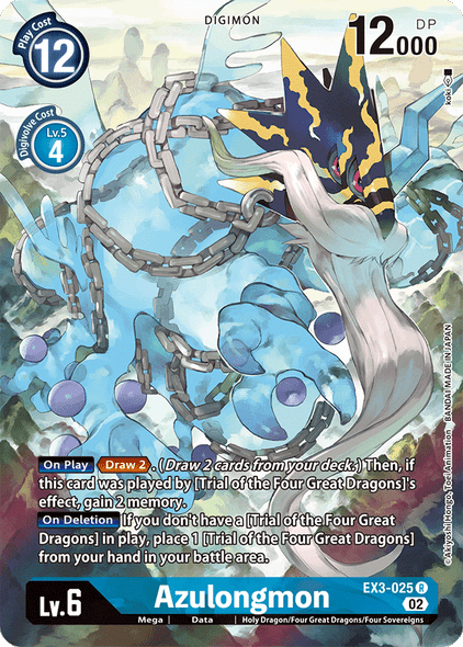 EX3-025: Azulongmon (Alternate Art)