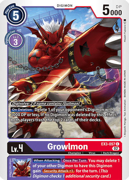 EX3-057: Growlmon