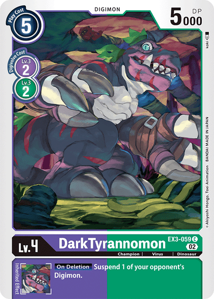 EX3-059: DarkTyrannomon