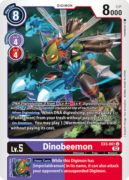 EX3-061: Dinobeemon (Foil)