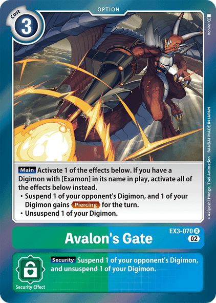 EX3-070: Avalon's Gate
