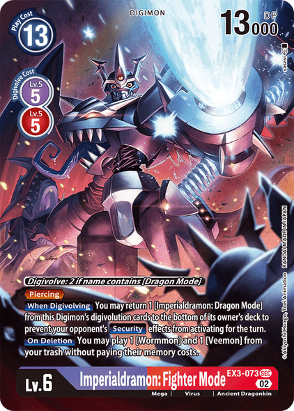 EX3-073: Imperialdramon: Fighter Mode (Alternate Art)