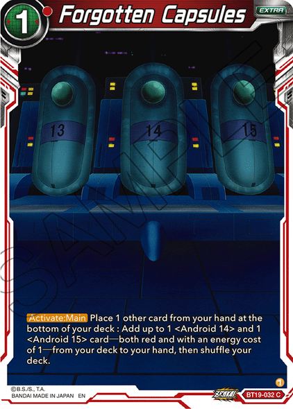 BT19-032: Forgotten Capsules