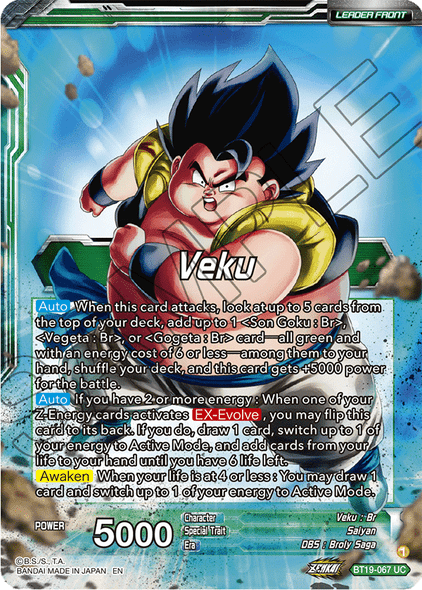 BT19-067: Veku // Gogeta, Fusion Complete