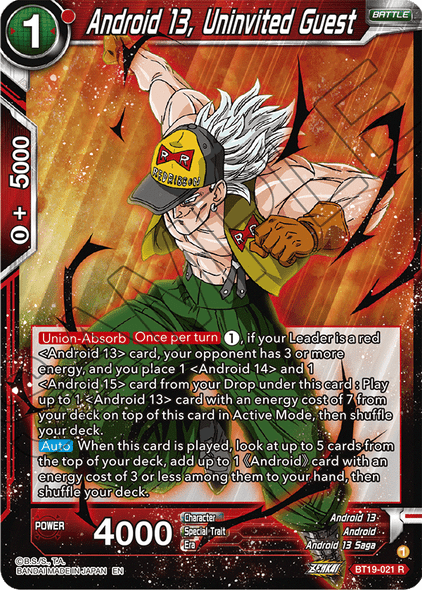 BT19-021: Android 13, Uninvited Guest (Foil)