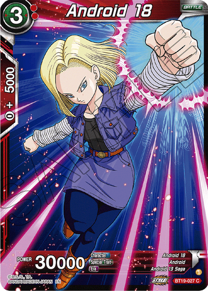 BT19-027: Android 18 (Foil)