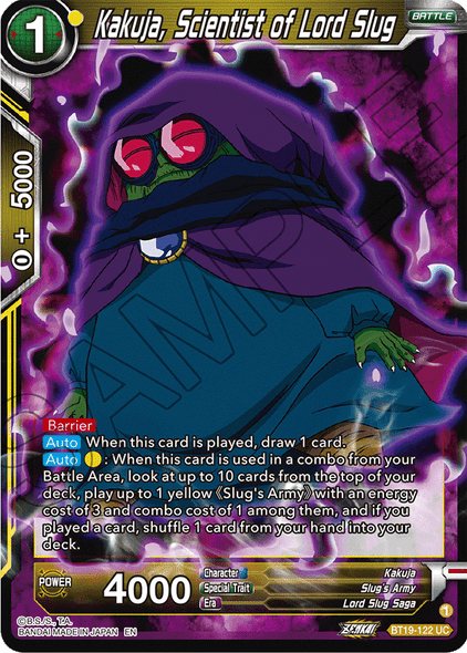 BT19-122: Kakuja, Scientist of Lord Slug (Foil)