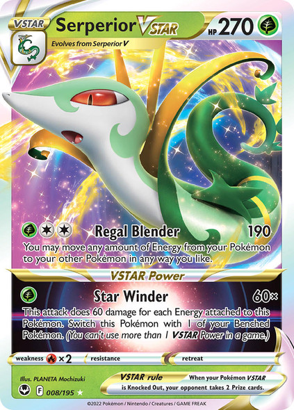 SWSH12-008/195: Serperior VSTAR