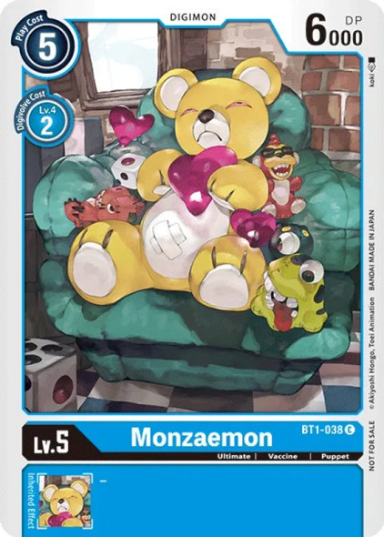 BT1-038: Monzaemon (Official Tournament Pack Vol.2)