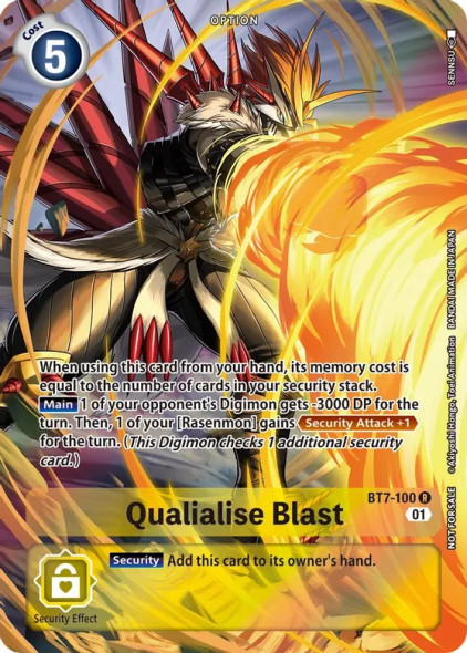 BT7-100: Qualialise Blast (Summer 2022 Dash Pack)