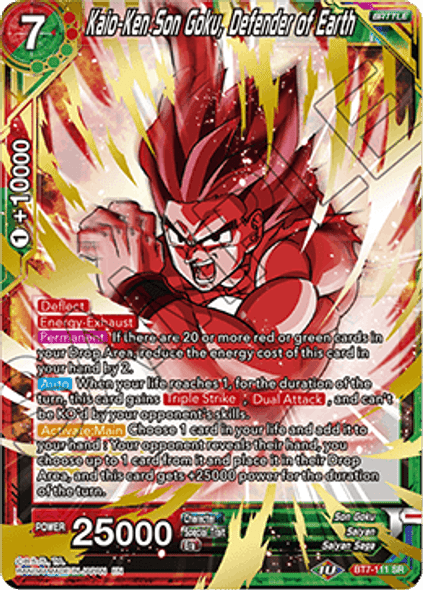BT7-111: Kaio-Ken Son Goku, Defender of Earth