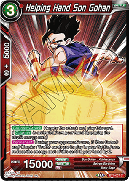 BT7-007: Helping Hand Son Gohan (Foil)