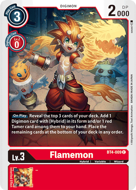 BT4-009: Flamemon