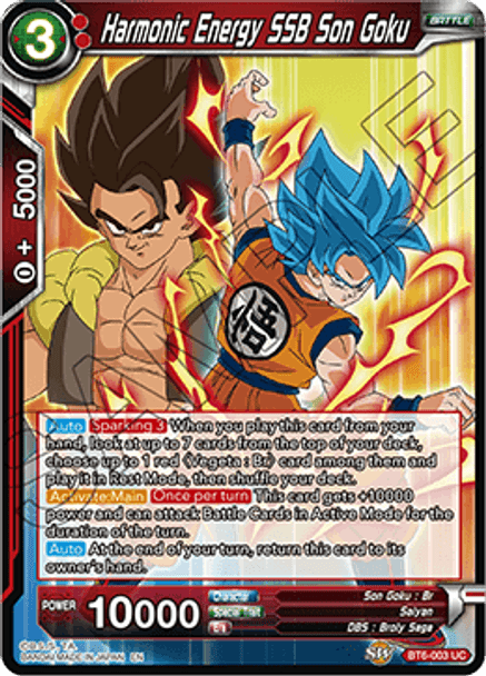 BT6-003: Harmonic Energy SSB Son Goku