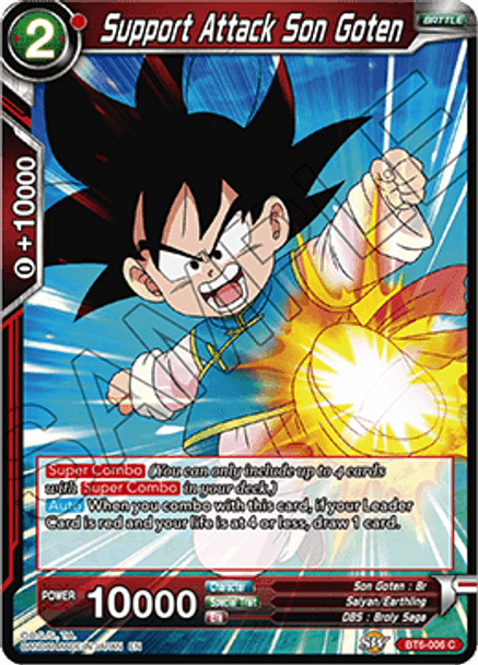 BT6-006: Support Attack Son Goten