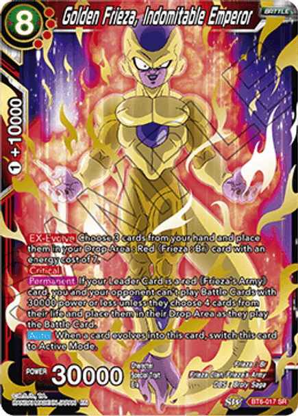 BT6-017: Golden Frieza, Indomitable Emperor