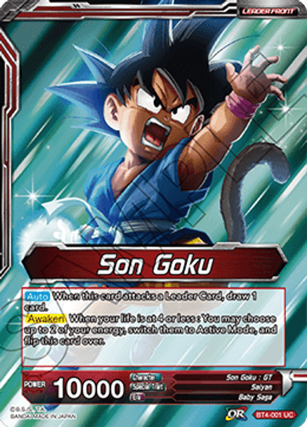 BT4-001: Son Goku // Energy Burst Son Goku