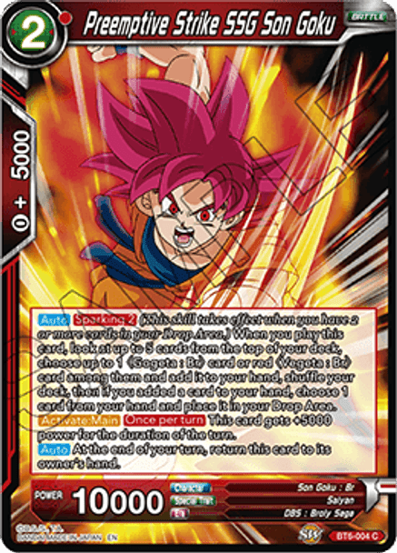 BT6-004: Preemptive Strike SSG Son Goku (Foil)