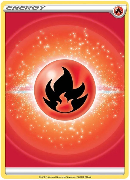 Crown Zenith: Fire Energy (Unnumbered Reverse Holo)