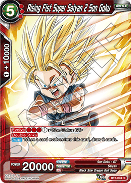 BT3-004: Rising Fist Super Saiyan 2 Son Goku
