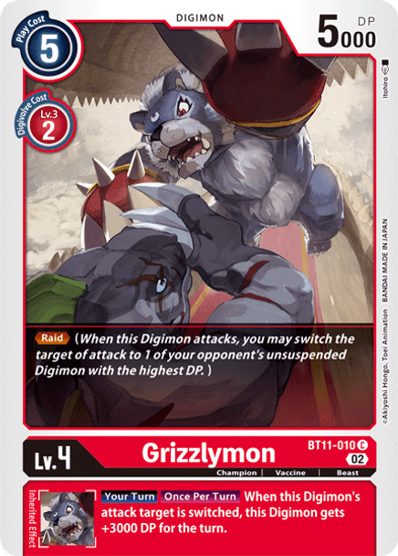 BT11-010: Grizzlymon
